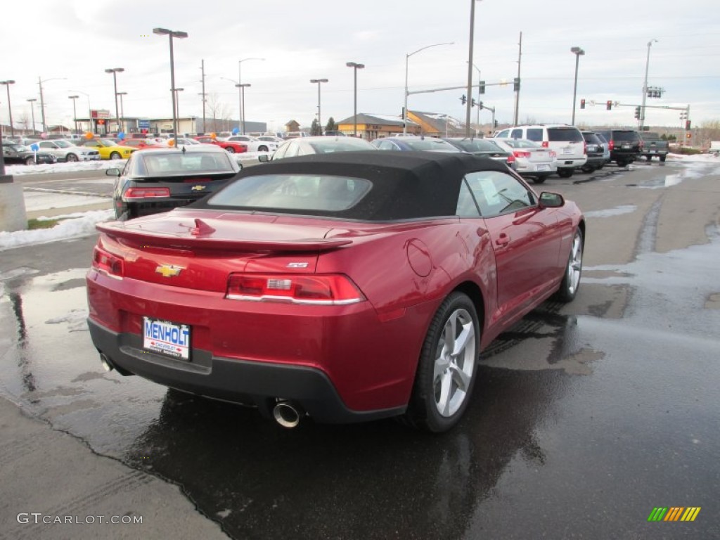 2014 Camaro SS Convertible - Crystal Red Tintcoat / Black photo #4