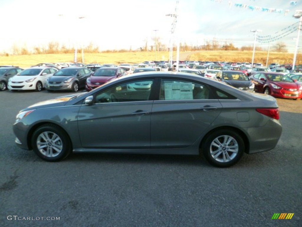 2014 Sonata GLS - Harbor Gray Metallic / Gray photo #4