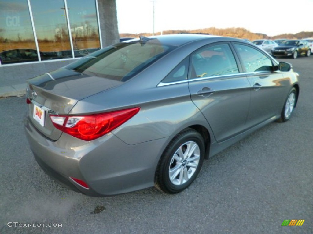 2014 Sonata GLS - Harbor Gray Metallic / Gray photo #7