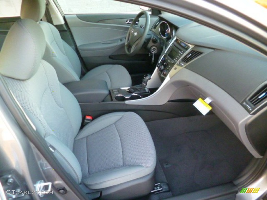 2014 Sonata GLS - Harbor Gray Metallic / Gray photo #10