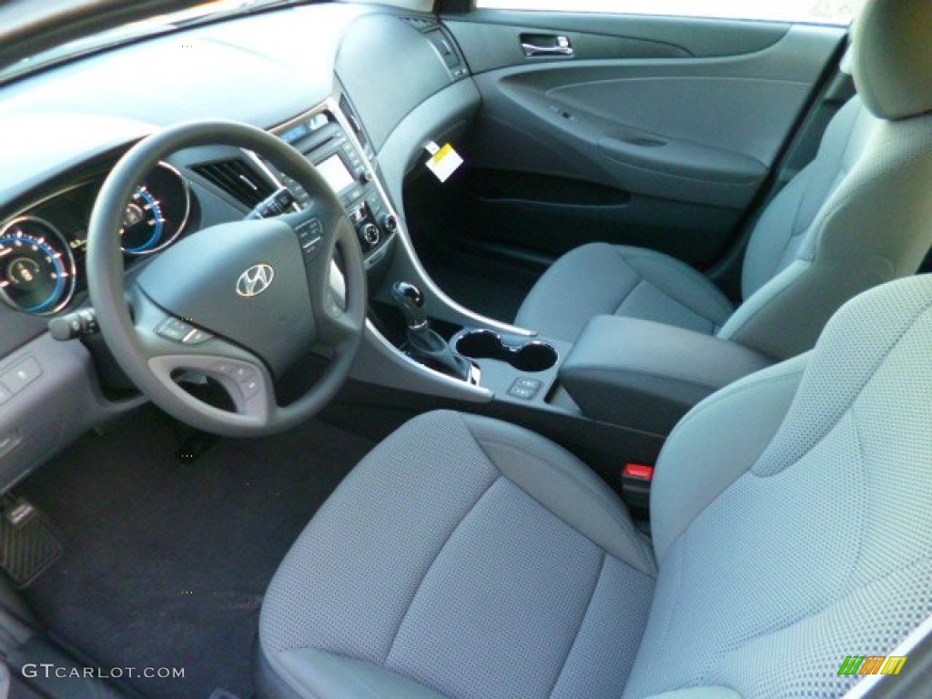2014 Sonata GLS - Harbor Gray Metallic / Gray photo #16