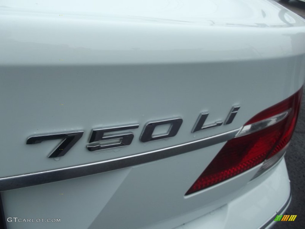 2008 7 Series 750Li Sedan - Alpine White / Black photo #17