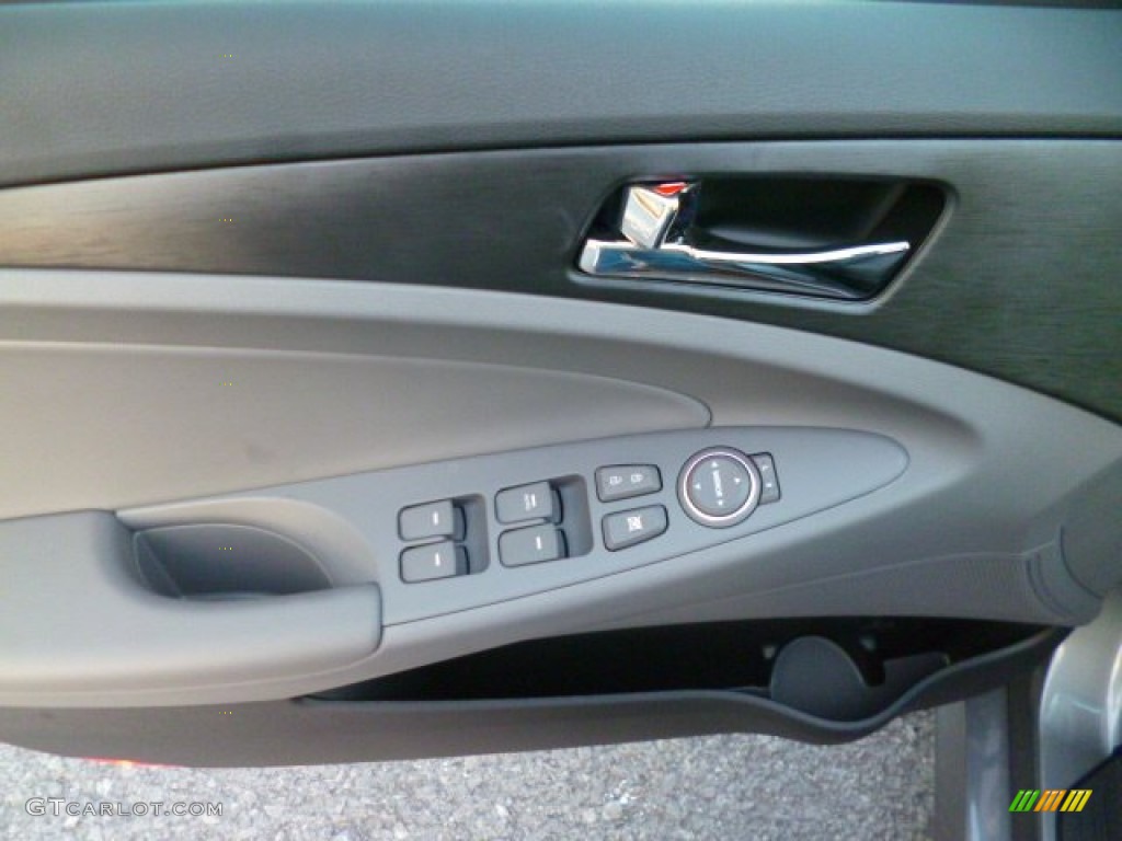 2014 Sonata GLS - Harbor Gray Metallic / Gray photo #17