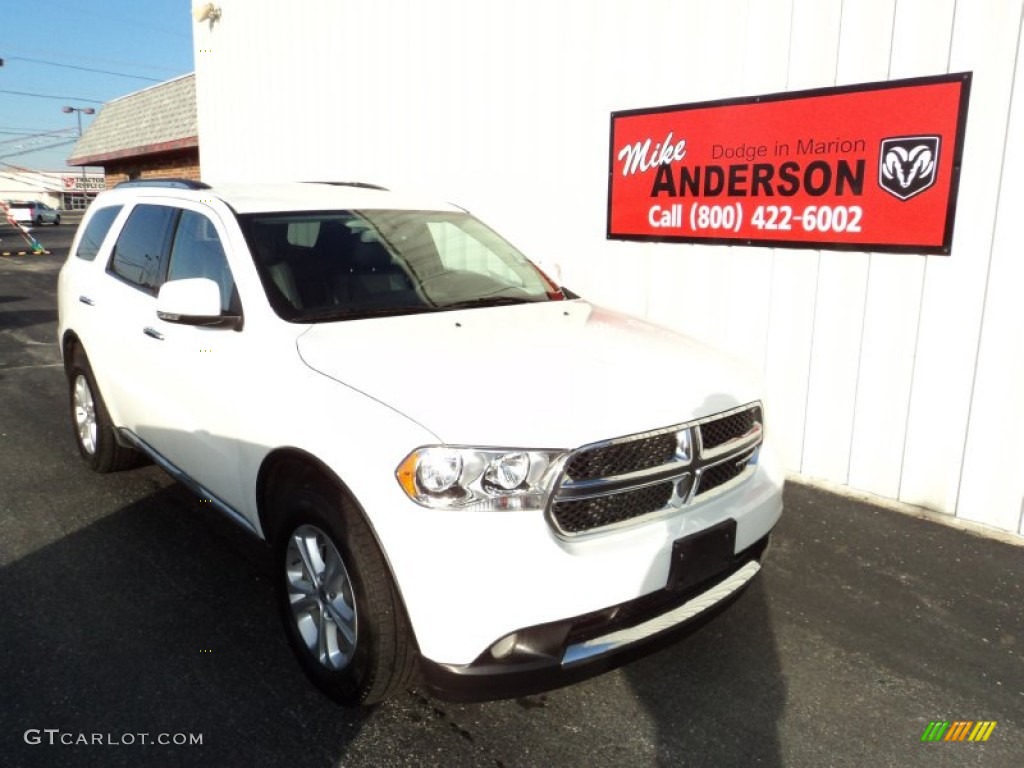 2013 Durango Crew AWD - Bright White / Black photo #1