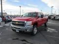 2014 Victory Red Chevrolet Silverado 2500HD LT Crew Cab 4x4  photo #2