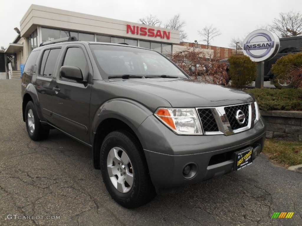 2006 Pathfinder S 4x4 - Storm Grey Metallic / Graphite photo #1