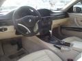2009 BMW 3 Series Cream Beige Dakota Leather Interior Prime Interior Photo
