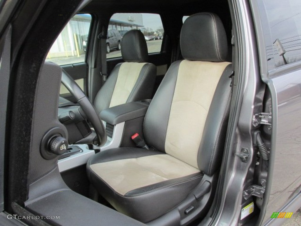 Cashmere Leather/Charcoal Black Interior 2009 Mercury Mariner V6 Premier 4WD Photo #89207150
