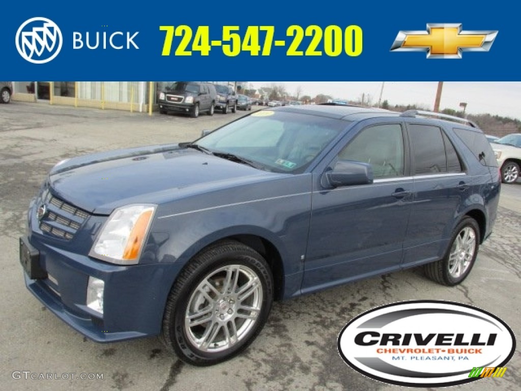 2009 SRX 4 V8 AWD - Blue Diamond / Ebony/Light Gray photo #1