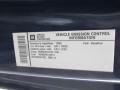 Info Tag of 2009 SRX 4 V8 AWD
