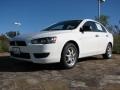 2008 Wicked White Mitsubishi Lancer DE  photo #3