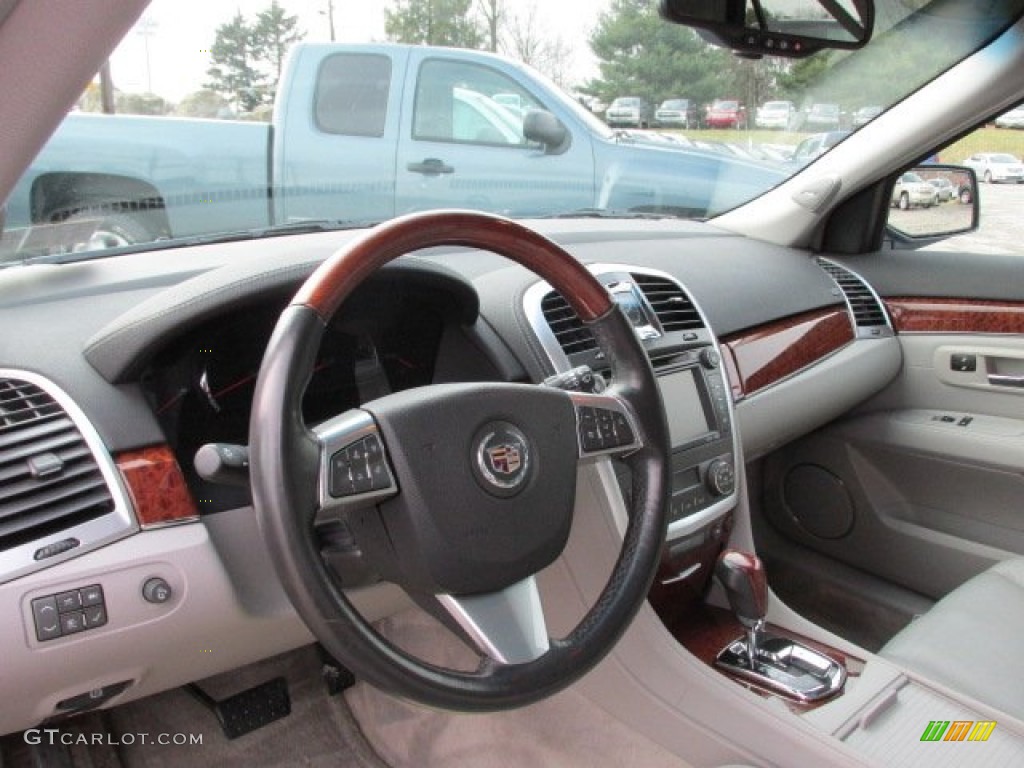 2009 Cadillac SRX 4 V8 AWD Ebony/Light Gray Dashboard Photo #89207788