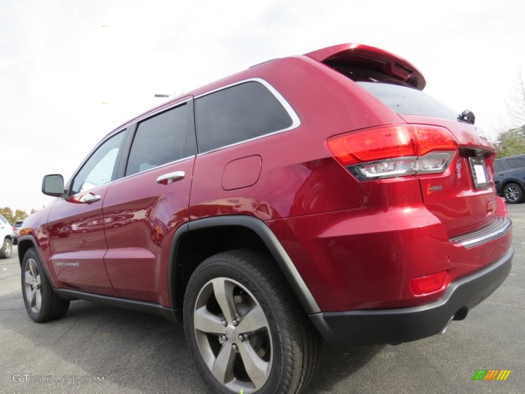 2014 Grand Cherokee Limited - Deep Cherry Red Crystal Pearl / New Zealand Black/Light Frost photo #2