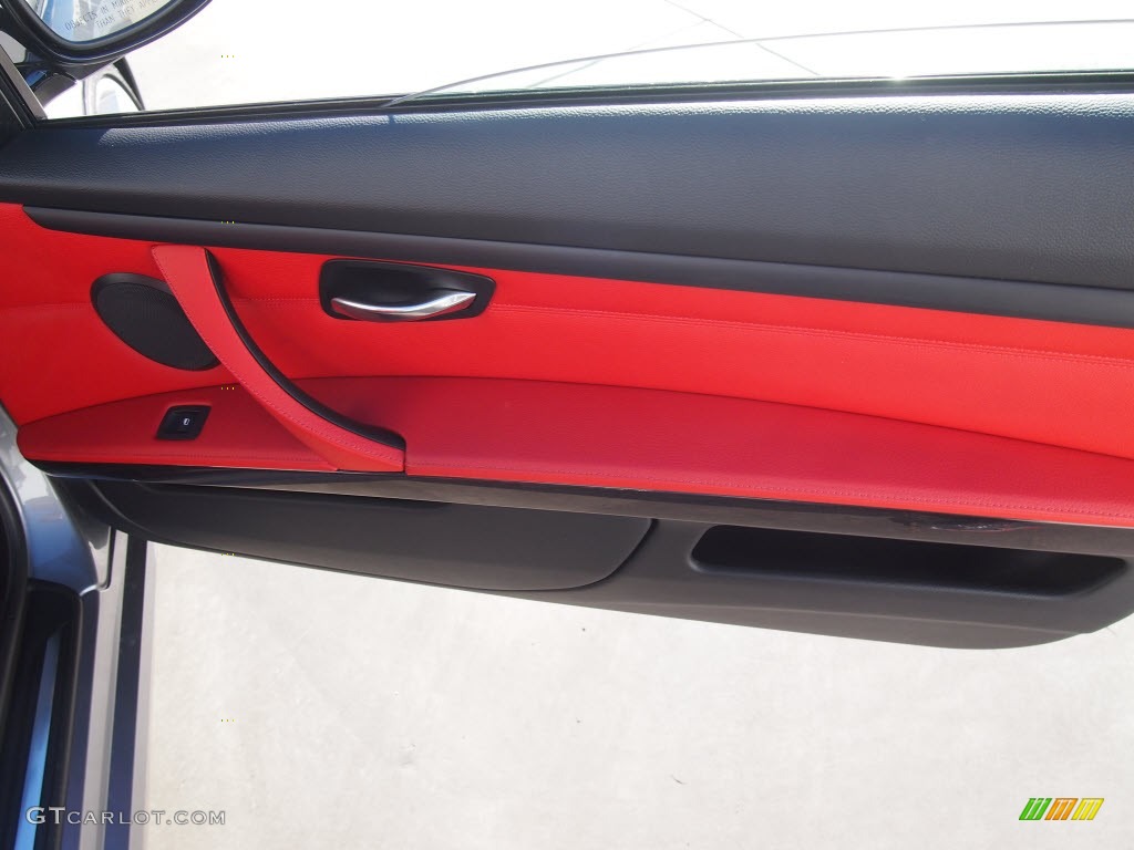 2011 3 Series 328i Coupe - Space Gray Metallic / Coral Red/Black Dakota Leather photo #5