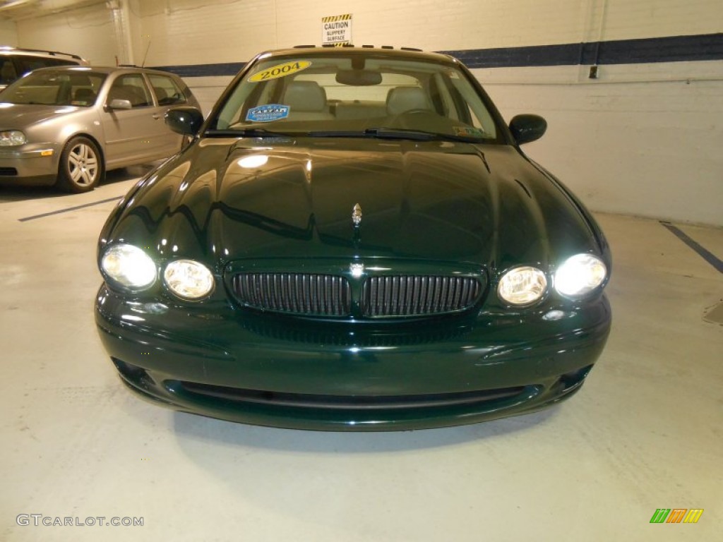 2004 X-Type 3.0 - British Racing Green / Champagne photo #2
