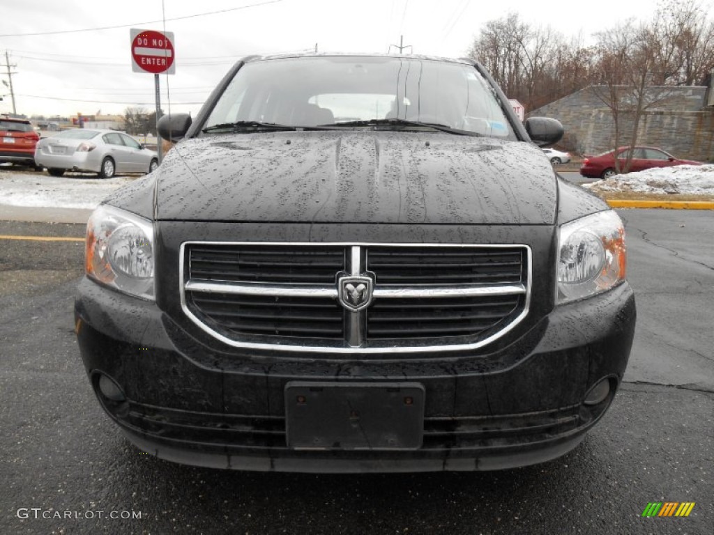 2007 Caliber SXT - Black / Pastel Pebble Beige photo #2