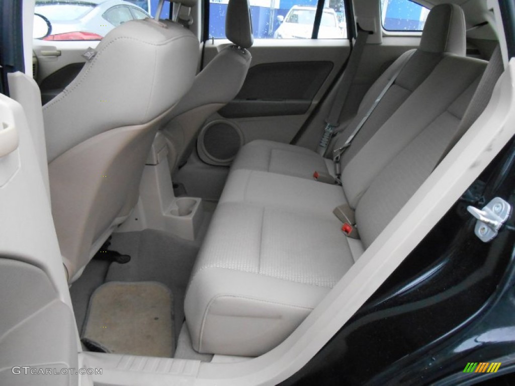 2007 Caliber SXT - Black / Pastel Pebble Beige photo #16