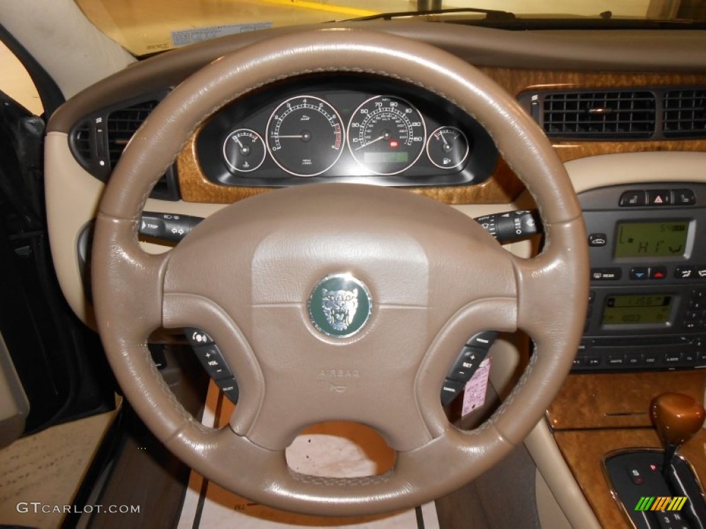 2004 X-Type 3.0 - British Racing Green / Champagne photo #23