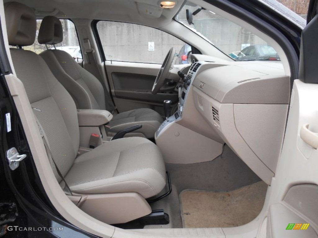 2007 Caliber SXT - Black / Pastel Pebble Beige photo #22