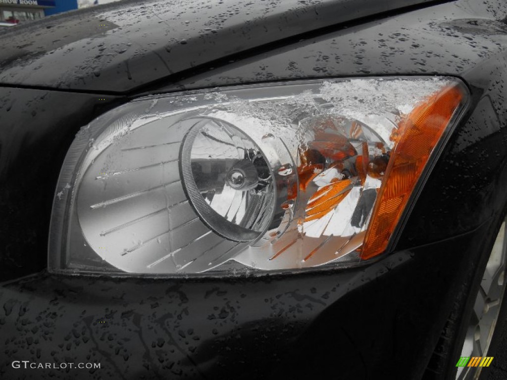 2007 Caliber SXT - Black / Pastel Pebble Beige photo #25
