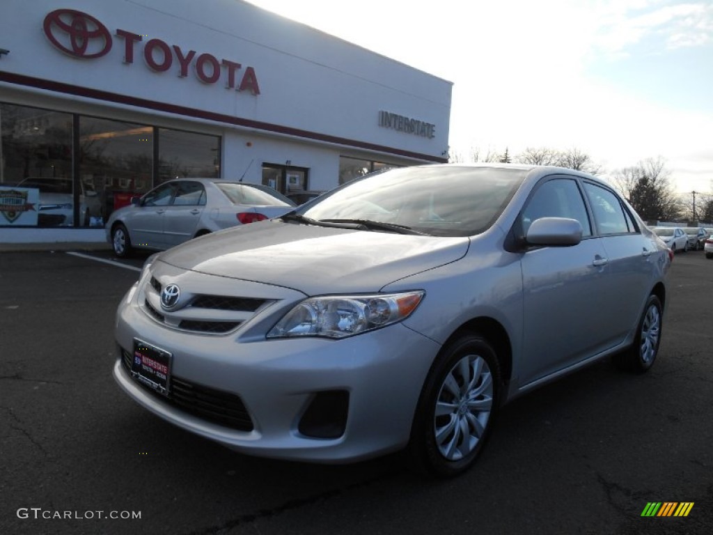 2012 Corolla LE - Classic Silver Metallic / Ash photo #1