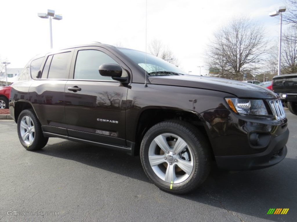 Rugged Brown Metallic 2014 Jeep Compass Latitude Exterior Photo #89209395