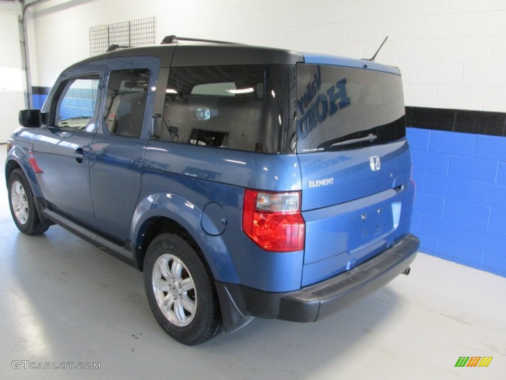 2007 Element EX AWD - Atomic Blue Metallic / Black/Titanium photo #3