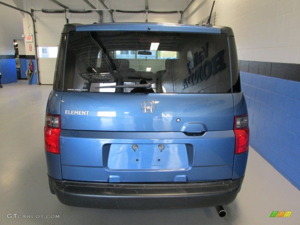 2007 Element EX AWD - Atomic Blue Metallic / Black/Titanium photo #5