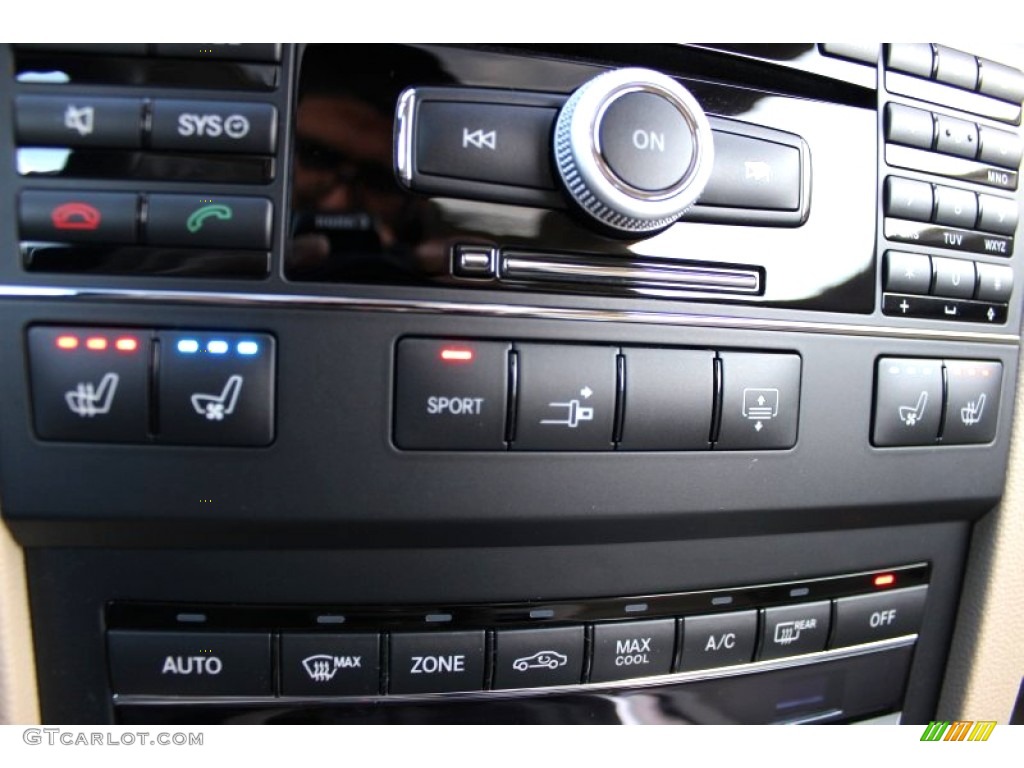 2010 E 550 Coupe - Arctic White / Almond Beige photo #22