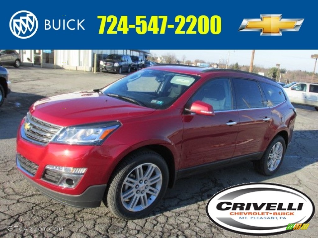 Crystal Red Tintcoat Chevrolet Traverse