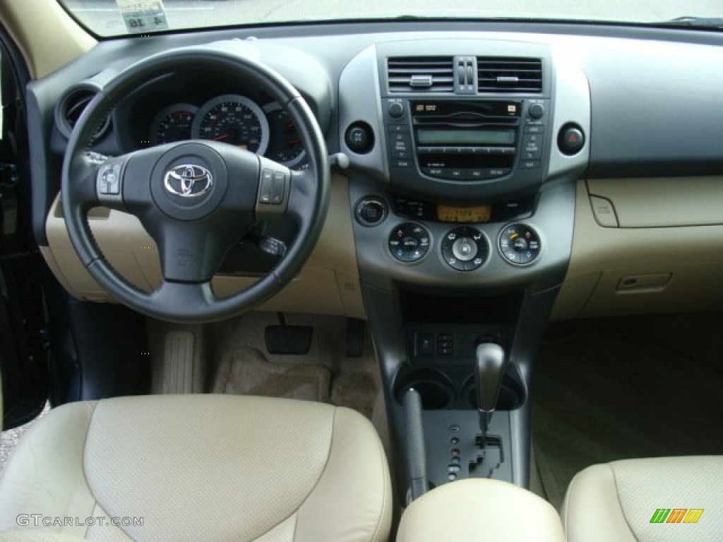 2011 RAV4 Limited 4WD - Black Forest Metallic / Sand Beige photo #9