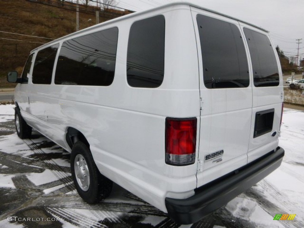 Oxford White 2014 Ford E-Series Van E350 XL Extended 15 Passenger Van Exterior Photo #89213095