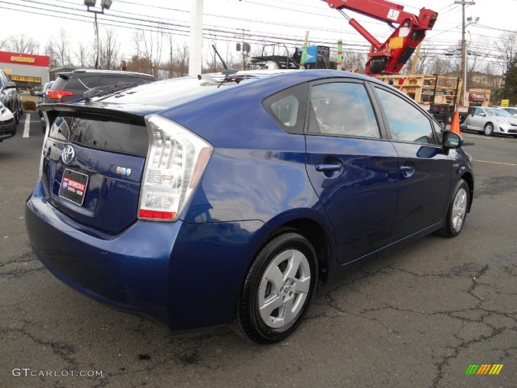 2010 Prius Hybrid IV - Blue Ribbon Metallic / Dark Gray photo #4