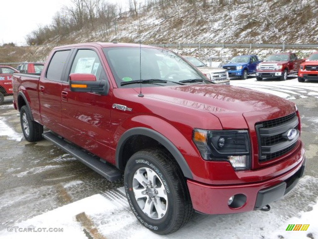 Ruby Red 2014 Ford F150 FX4 SuperCrew 4x4 Exterior Photo #89213995