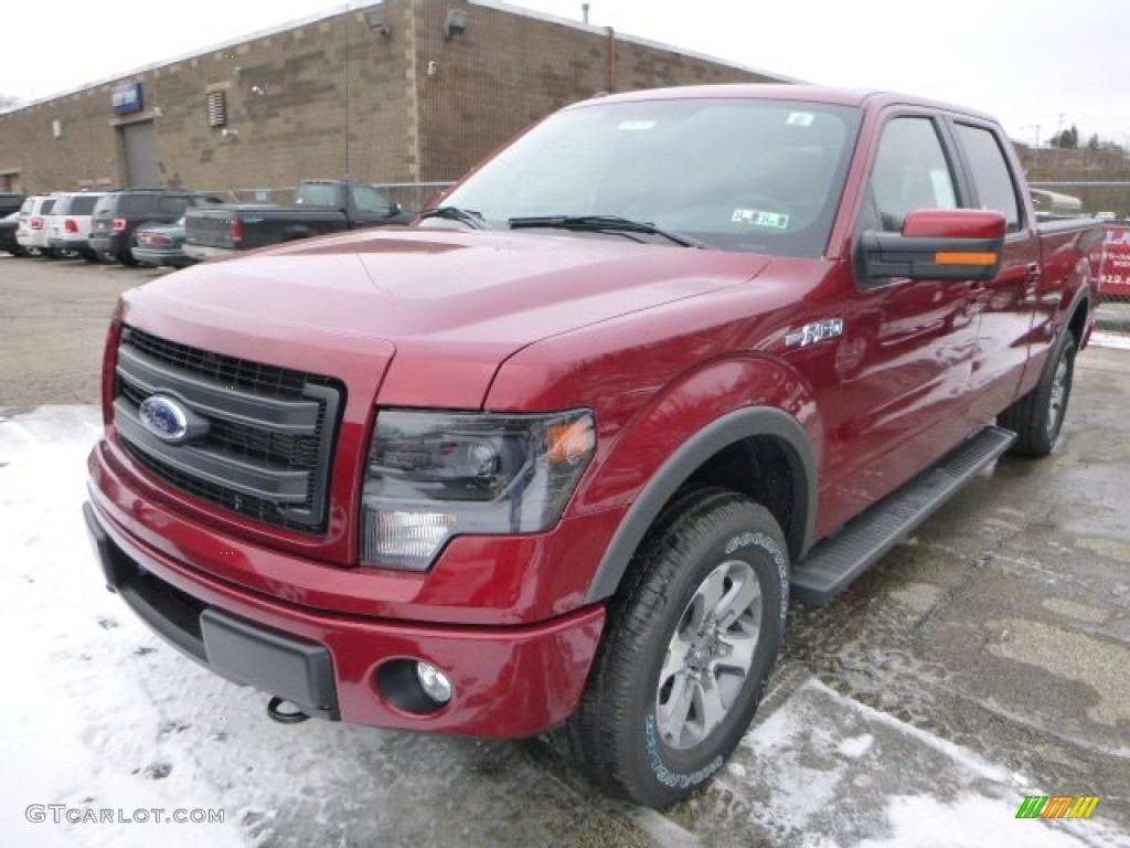 2014 F150 FX4 SuperCrew 4x4 - Ruby Red / Black photo #5