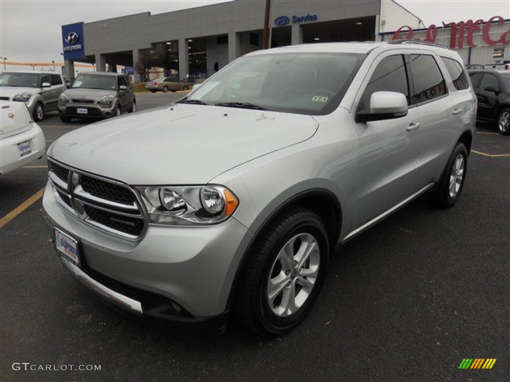 2012 Durango Crew - Bright Silver Metallic / Black photo #1