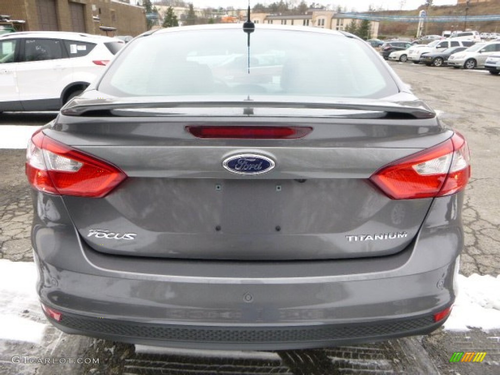 2014 Focus Titanium Sedan - Sterling Gray / Charcoal Black photo #3