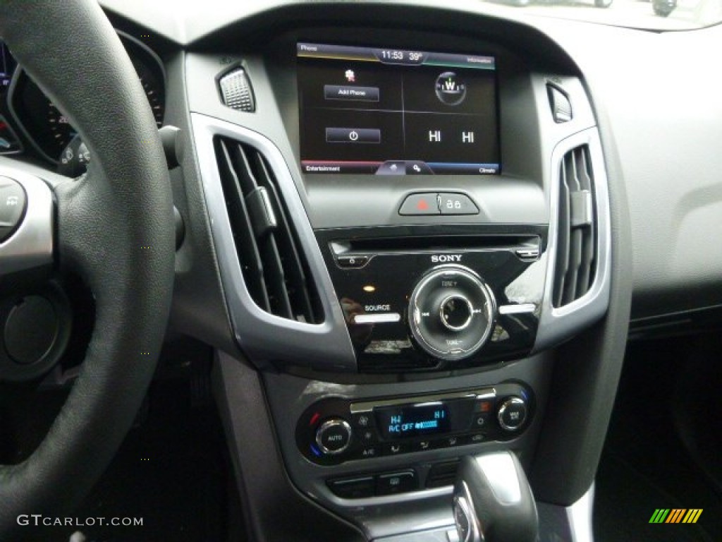 2014 Focus Titanium Sedan - Sterling Gray / Charcoal Black photo #12