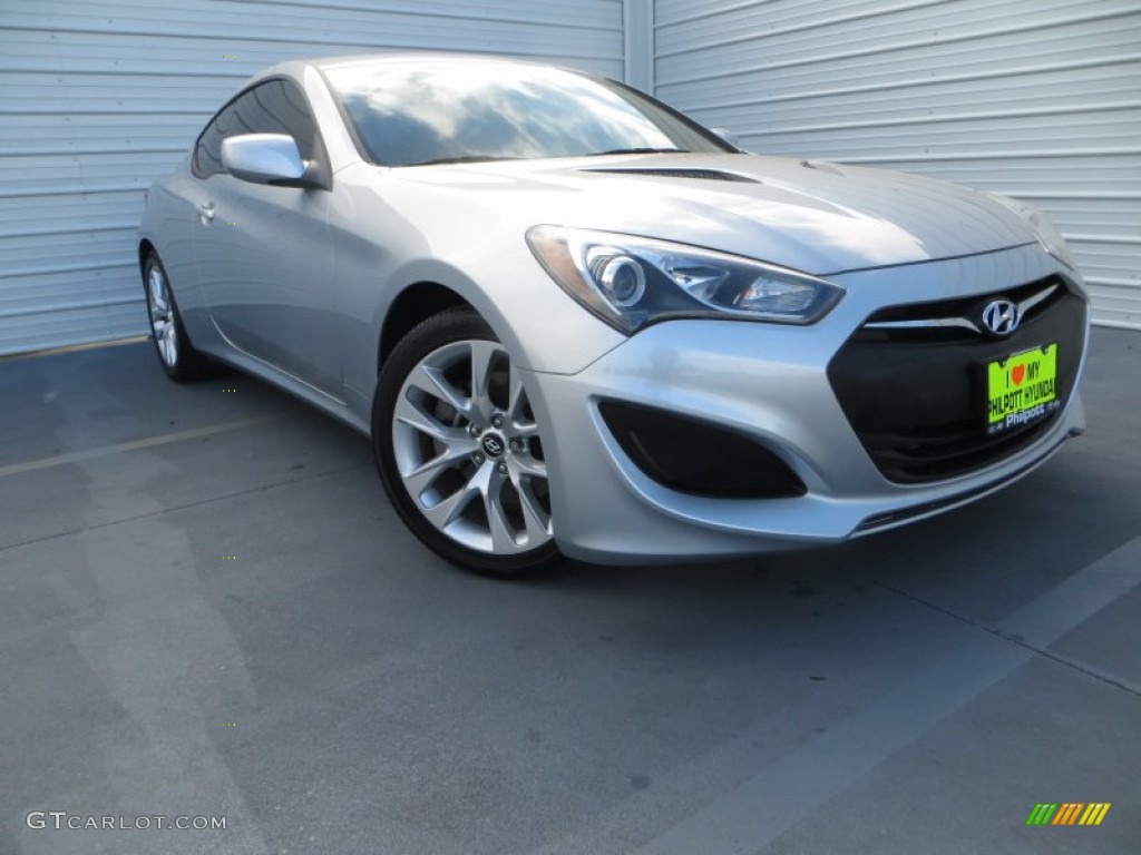 2013 Genesis Coupe 2.0T - Circuit Silver / Black Cloth photo #1