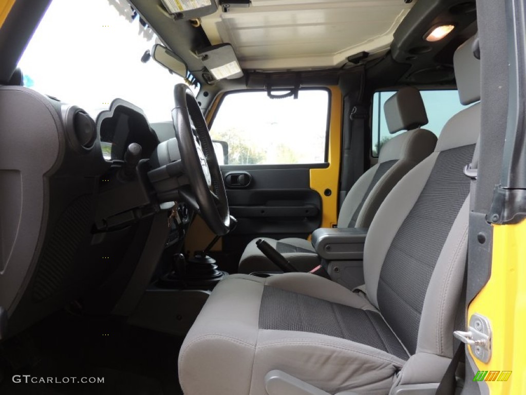 2008 Jeep Wrangler X 4x4 Front Seat Photos