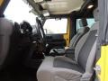 2008 Jeep Wrangler Dark Slate Gray/Medium Slate Gray Interior Front Seat Photo
