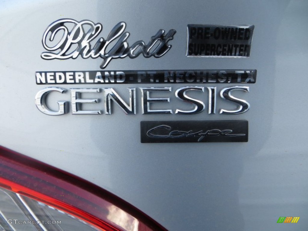 2013 Genesis Coupe 2.0T - Circuit Silver / Black Cloth photo #19