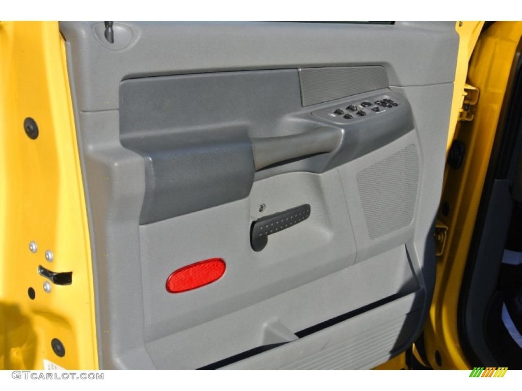 2008 Ram 1500 Sport Quad Cab 4x4 - Detonator Yellow / Medium Slate Gray photo #10