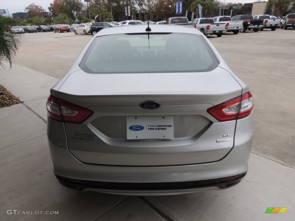 2013 Fusion SE 2.0 EcoBoost - Ingot Silver Metallic / Charcoal Black photo #3