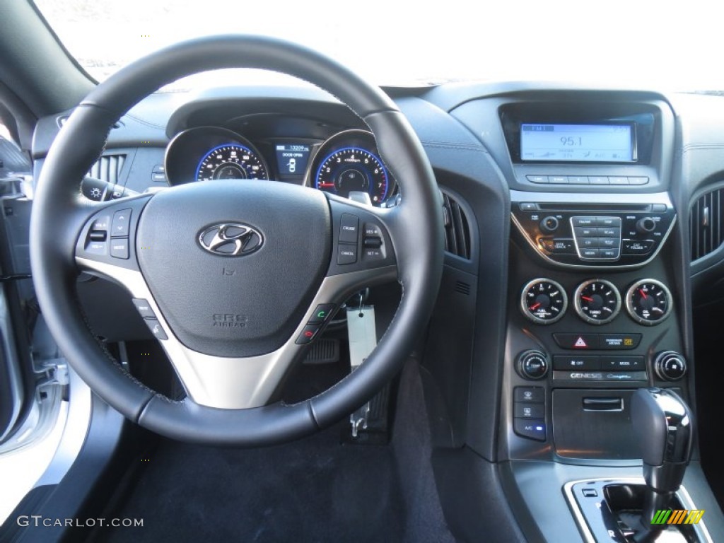 2013 Genesis Coupe 2.0T - Circuit Silver / Black Cloth photo #31