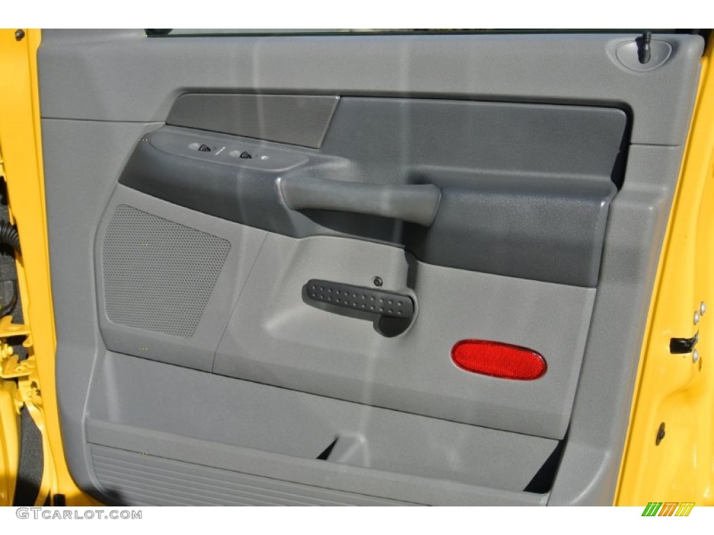2008 Ram 1500 Sport Quad Cab 4x4 - Detonator Yellow / Medium Slate Gray photo #21