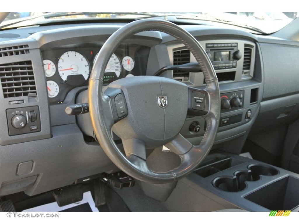 2008 Ram 1500 Sport Quad Cab 4x4 - Detonator Yellow / Medium Slate Gray photo #24