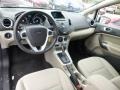 Medium Light Stone 2014 Ford Fiesta SE Sedan Interior Color