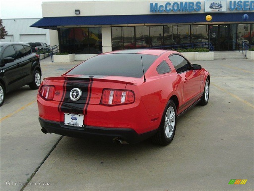 2011 Mustang V6 Premium Coupe - Race Red / Stone photo #5