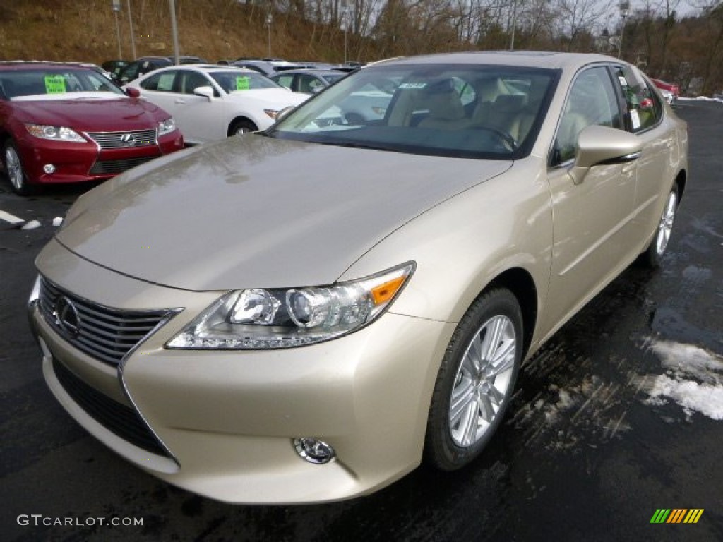 Satin Cashmere Metallic 2014 Lexus ES 350 Exterior Photo #89218333